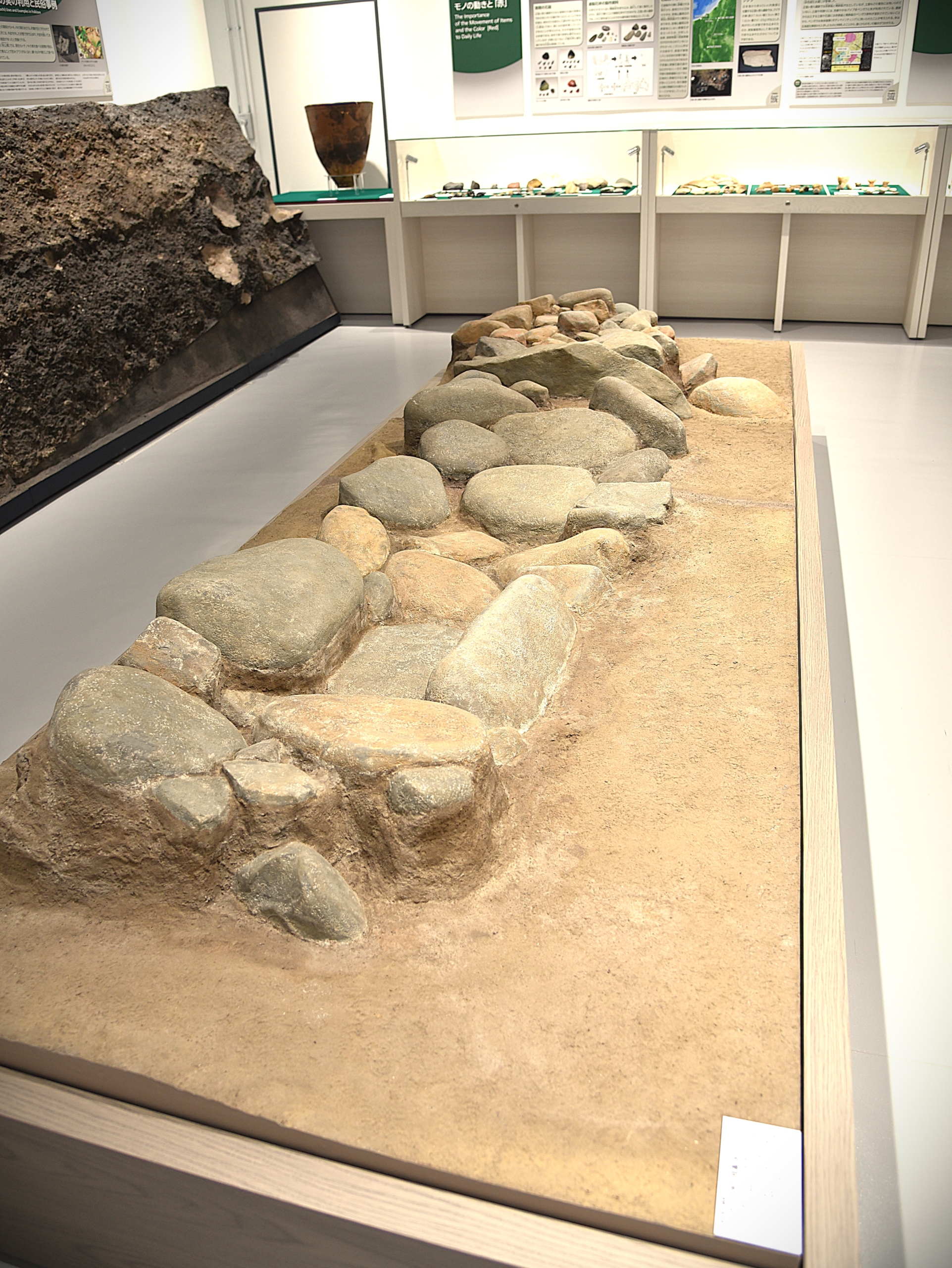 Stone coffin replica